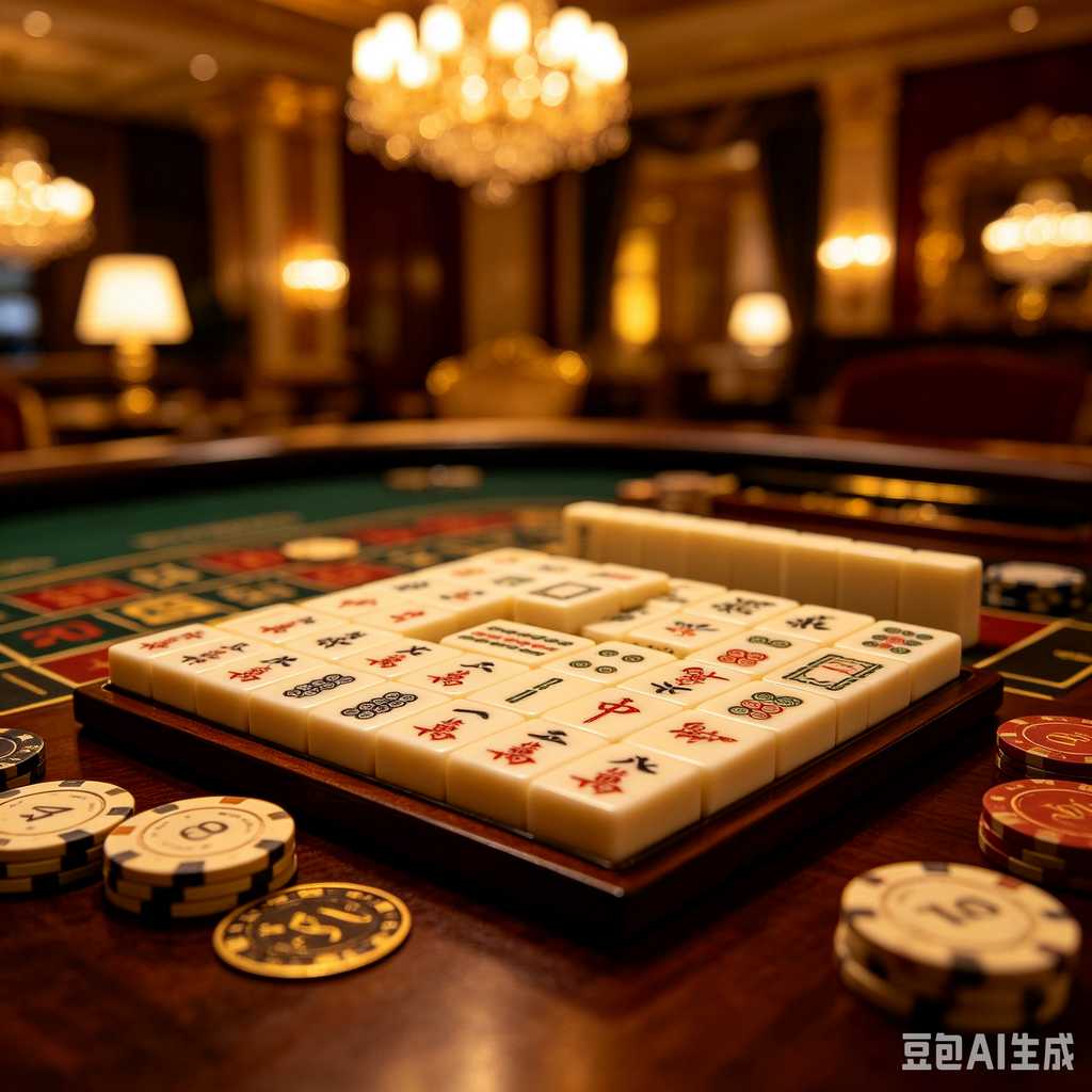 logo engrave mahjong tiles